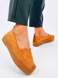 Espadryle Na Grubej Podeszwie Poulain Camel