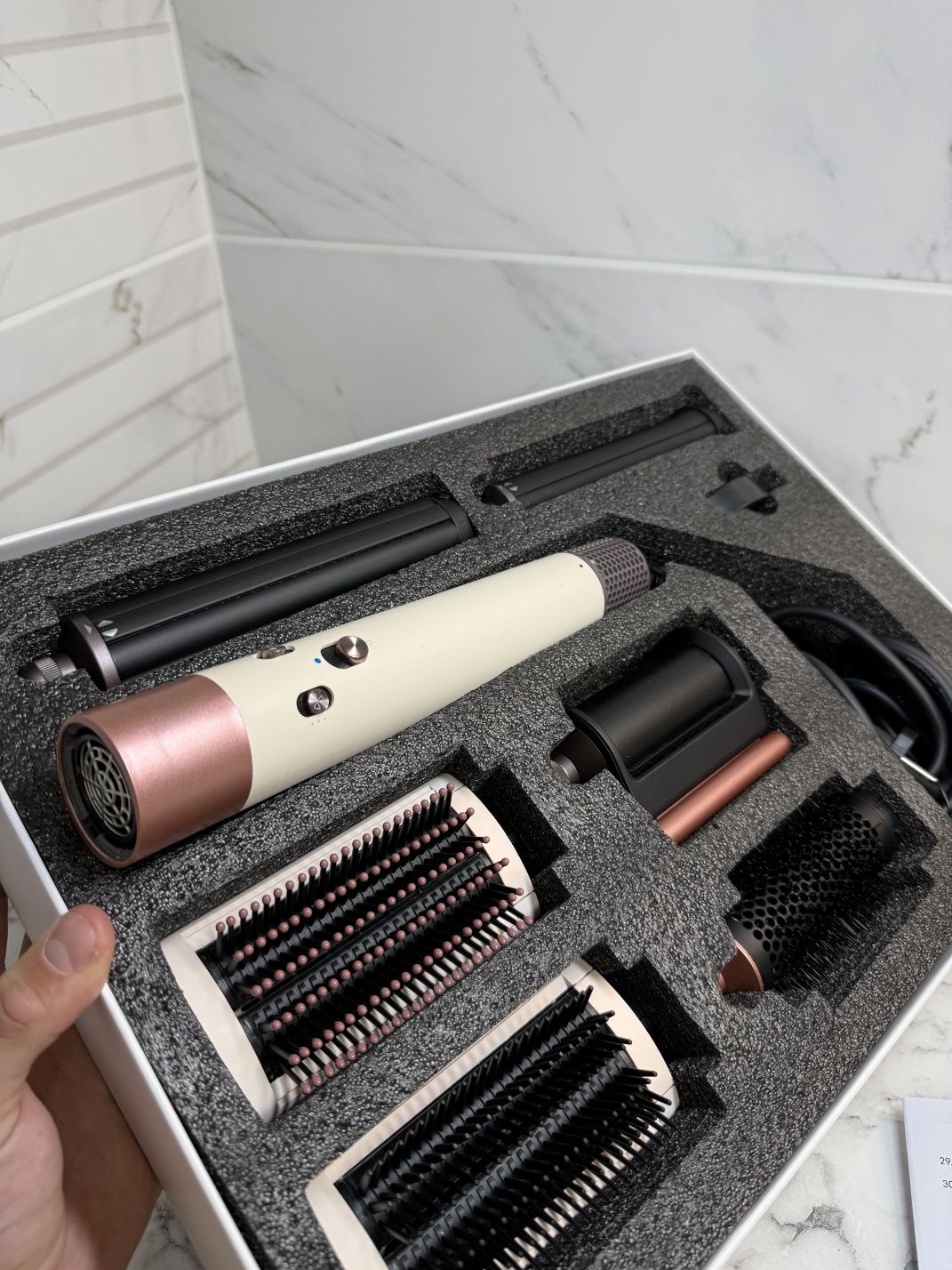 Стайлер dyson дайсон для волося з 6 насадками Airwrap hs05 sakura
