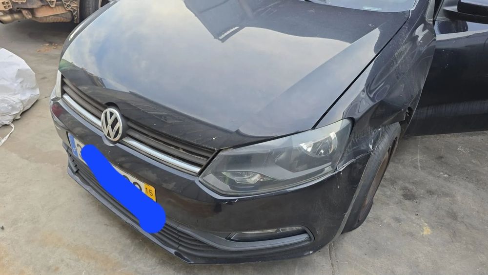 Frente completa com airbags vw polo 6r
