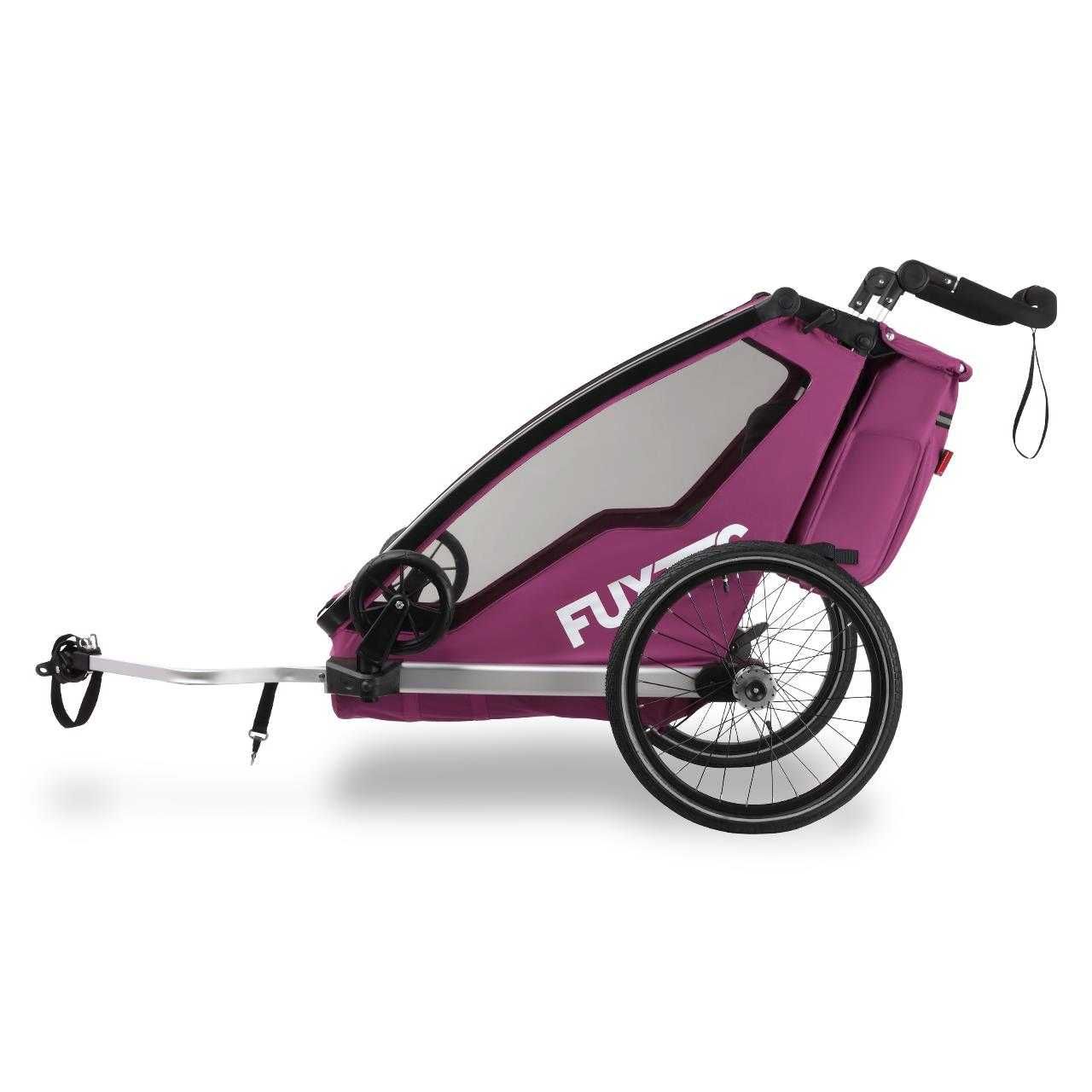 Przyczepka rowerowa FUXTEC FX-FA1-SET z kółkiem jogger