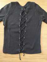 Blusa preta Stradivarius tamanho S