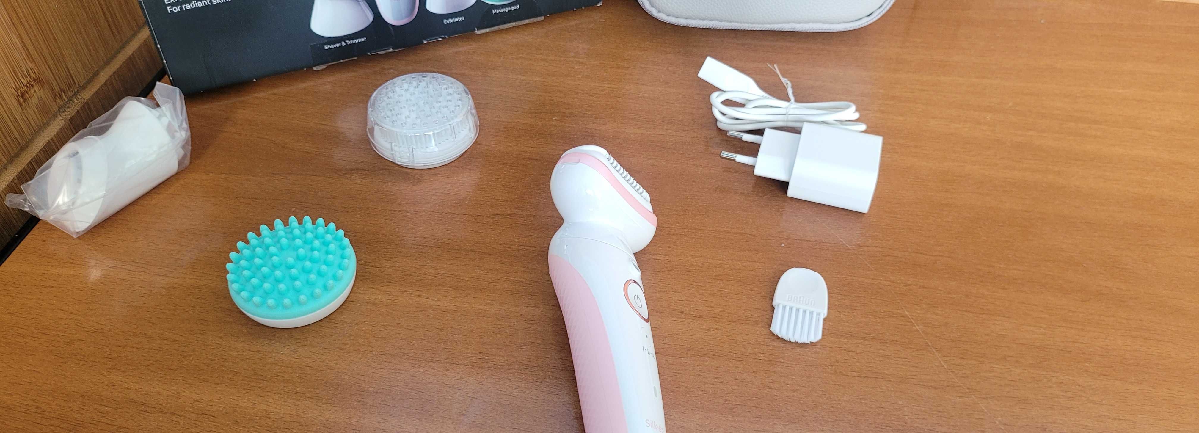 Braun Silk-épil 9 SkinSpa All-in-One Set - depilator dla kobiet