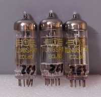 Lampy elektroniczne ECL 80 Tungsram NOS - trójka