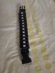 Opaska paracord czarno- szara 12 cm
