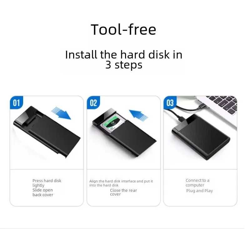 внешний карман для накопителей SSD/HDD 2.5'