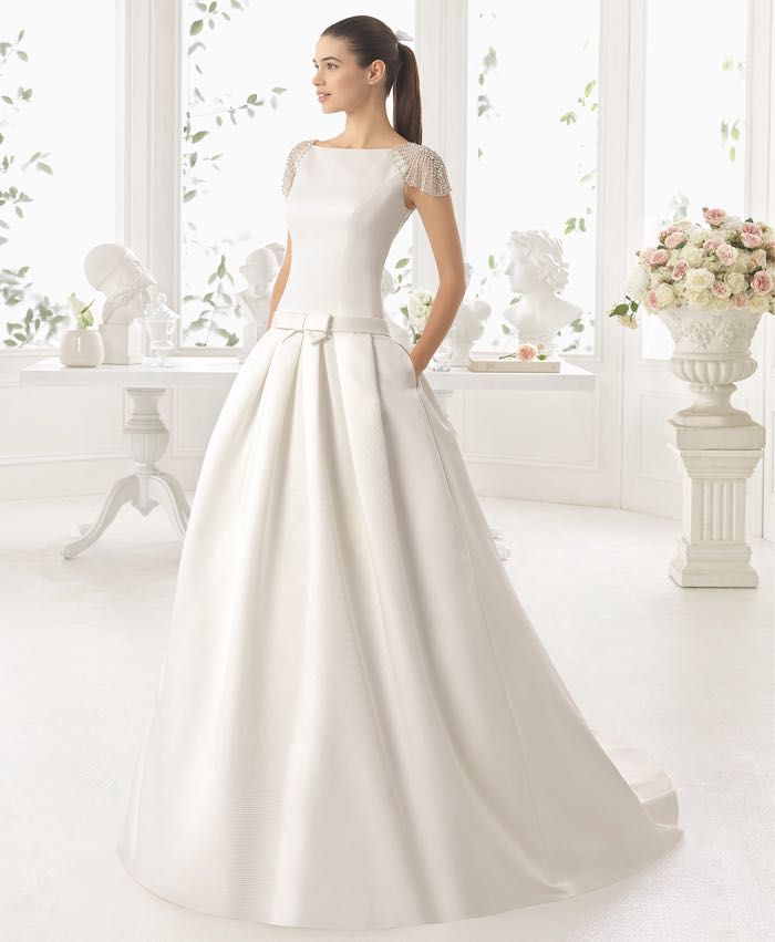 Suknia Ślubna Aire Barcelona Rosa Clara Model Chile 25% ceny Jedwab