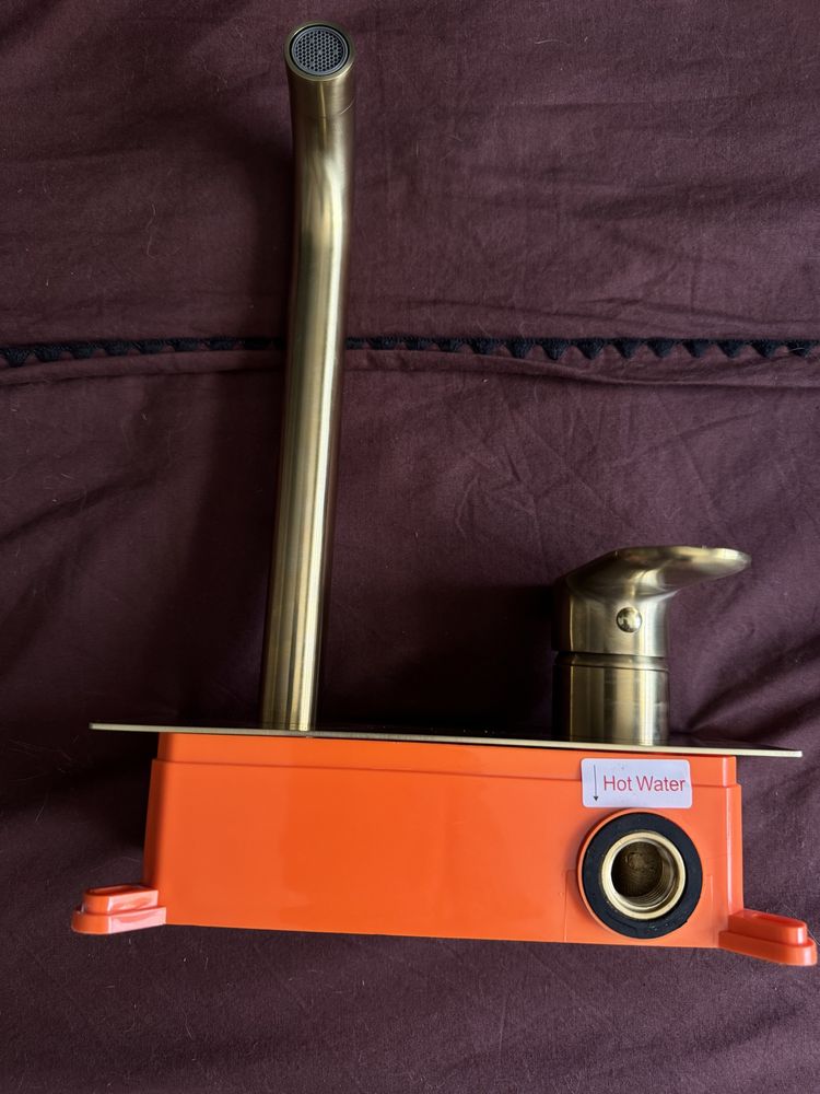 Monomando lavabo empotrado