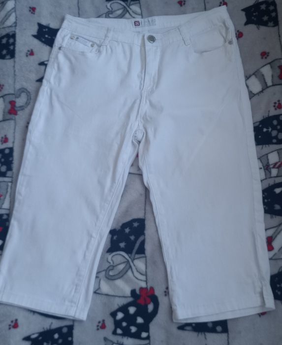 Spodnie rybaczki białe Sunbird 34 ( r. 42)