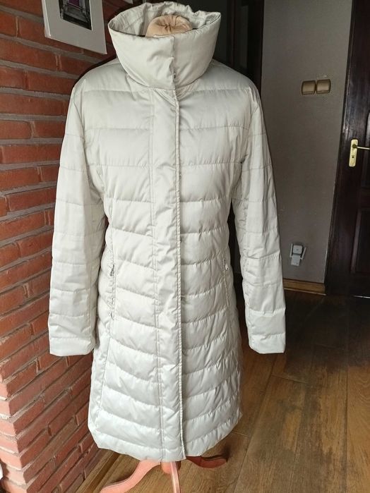 Max Mara puchowy pikowany płaszcz 38