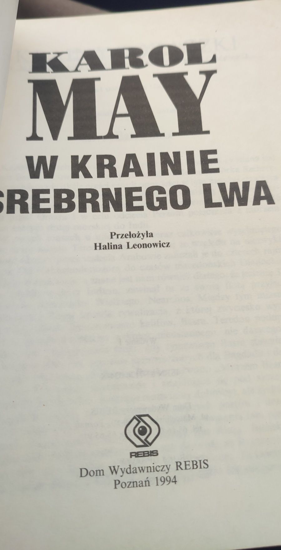 Karol May W krainie srebrnego lwa