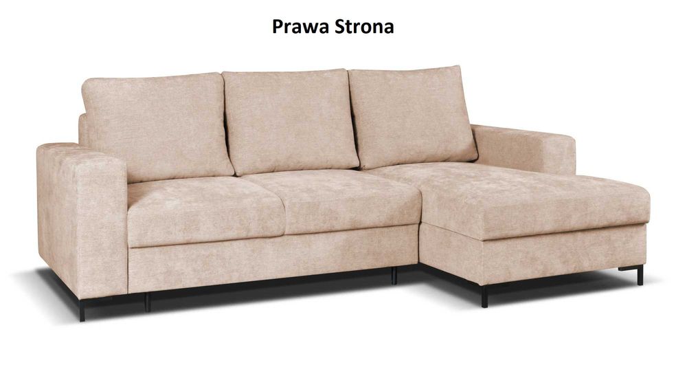 Narożnik Odina z funkcją spania pojemnik na pościel kanapa sofa salon
