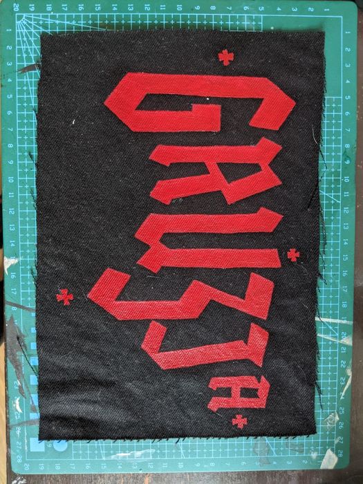 Duża naszywka backpatch zespołu Gruzja fan art