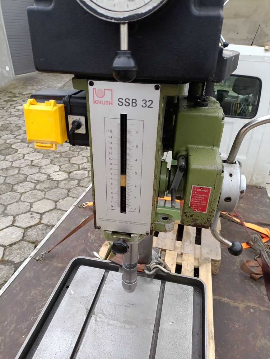 Wiertarka kolumnowa Mk 4  Knuth 32 Mk 3 posuw TOS Ws 15