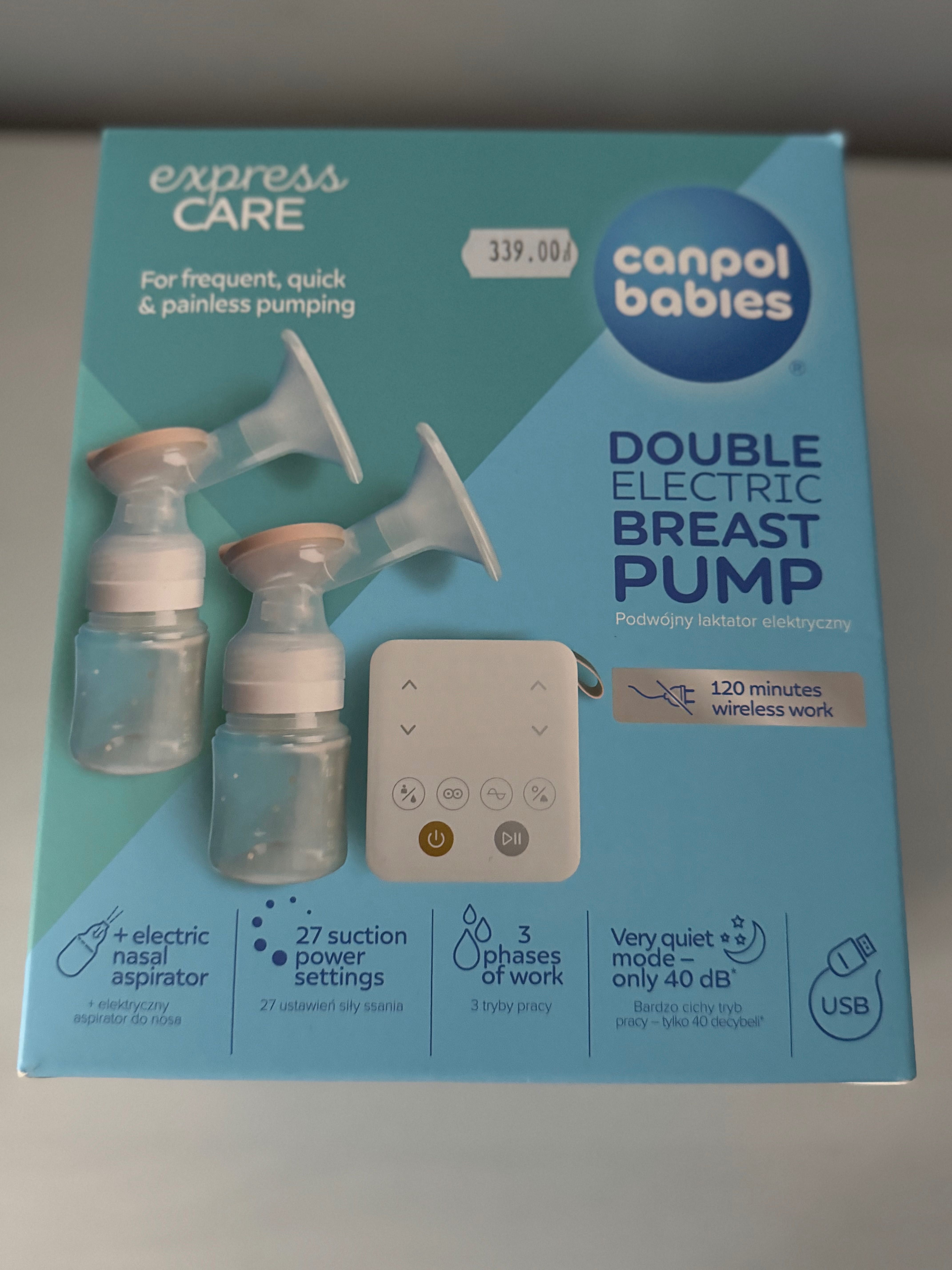 Laktator podwójny canpol express care