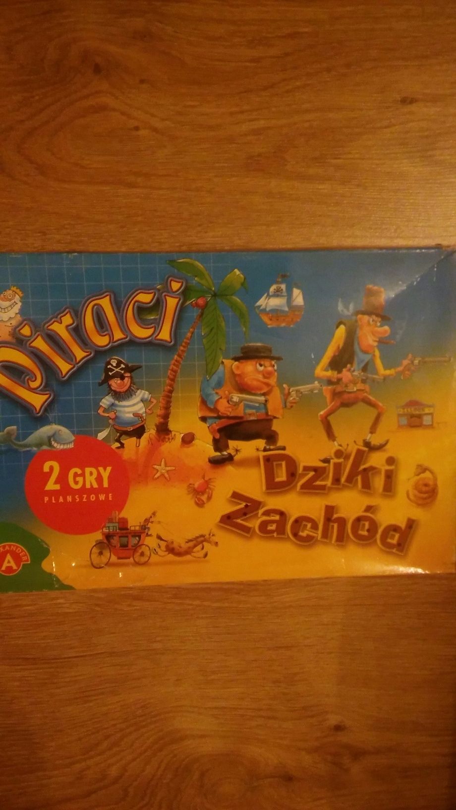 2 gry planszowe - Piraci + Dziki Zachód