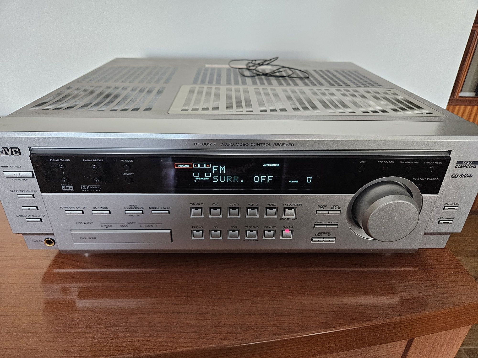 Amplificador JVC 5.1 Dolby e DTS c/ Radio