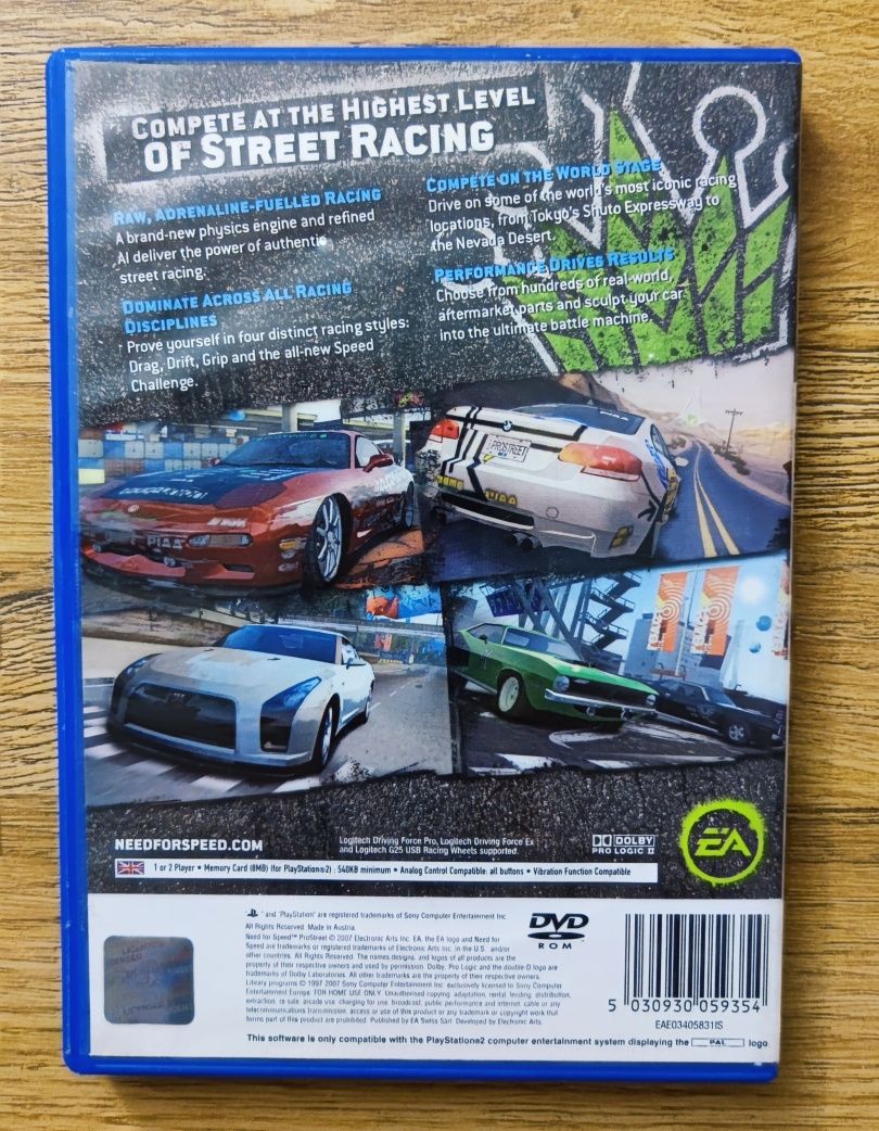 Need for Speed: ProStreet PlayStation 2 PS2