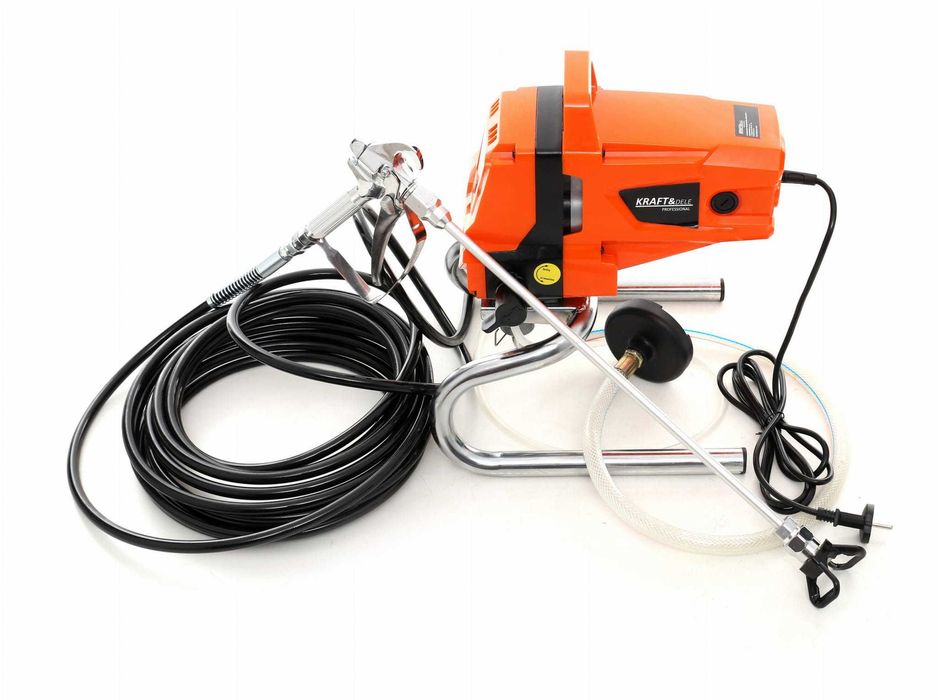 AGREGAT MALARSKI PISTOLET Hydrodynamiczny 220BAR 1500W Przedłużka Dysz