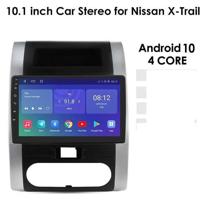 Radio 2din Android Nissan x-trail 2 T31 XTrail 07-15 wifi gps