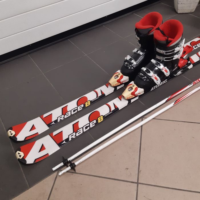 narty Atomic 130cm+buty Nordica 38+kije