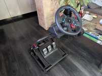 Kierownica Logitech G29 + shifter + stojak Husaro Speed 3.0