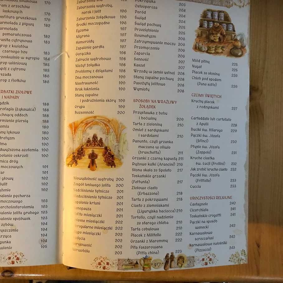 Chleba naszego powszedniego, klasztorne recepty, (potrawy, nalewki)