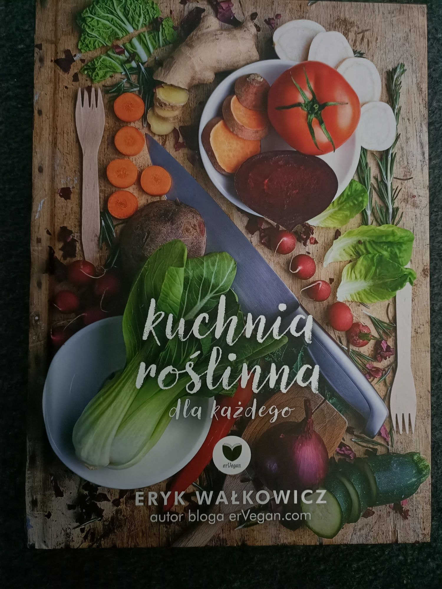 Książka kuchnia roślinna erVegan