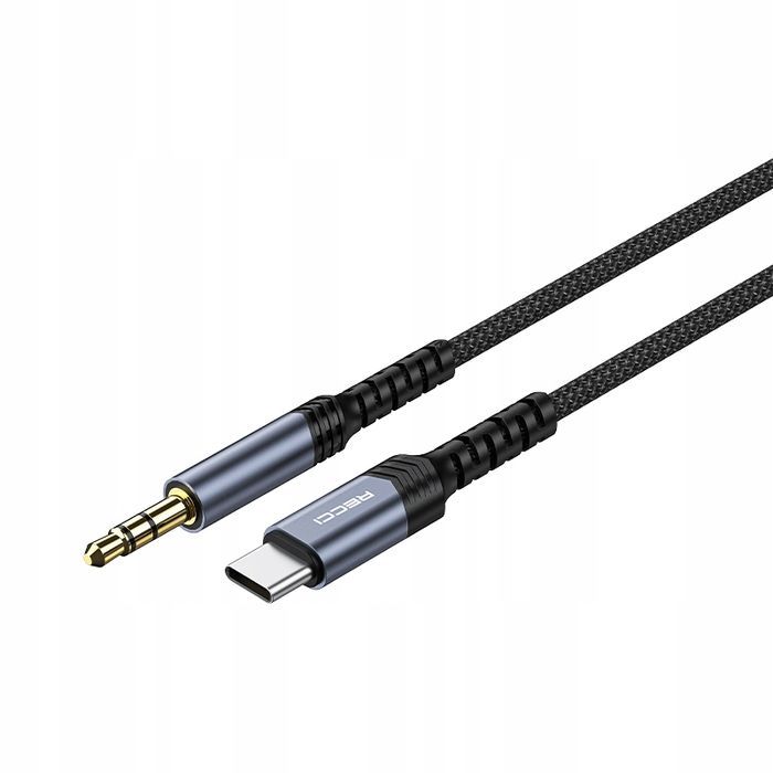 Kabel Przejściówka Adapter Z Usb-C Typ C Na Aux Mini Jack 3,5Mm 1,2M