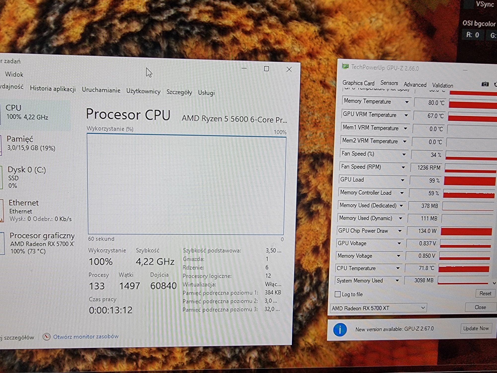 Komputer R5 5600 RX 5700XT