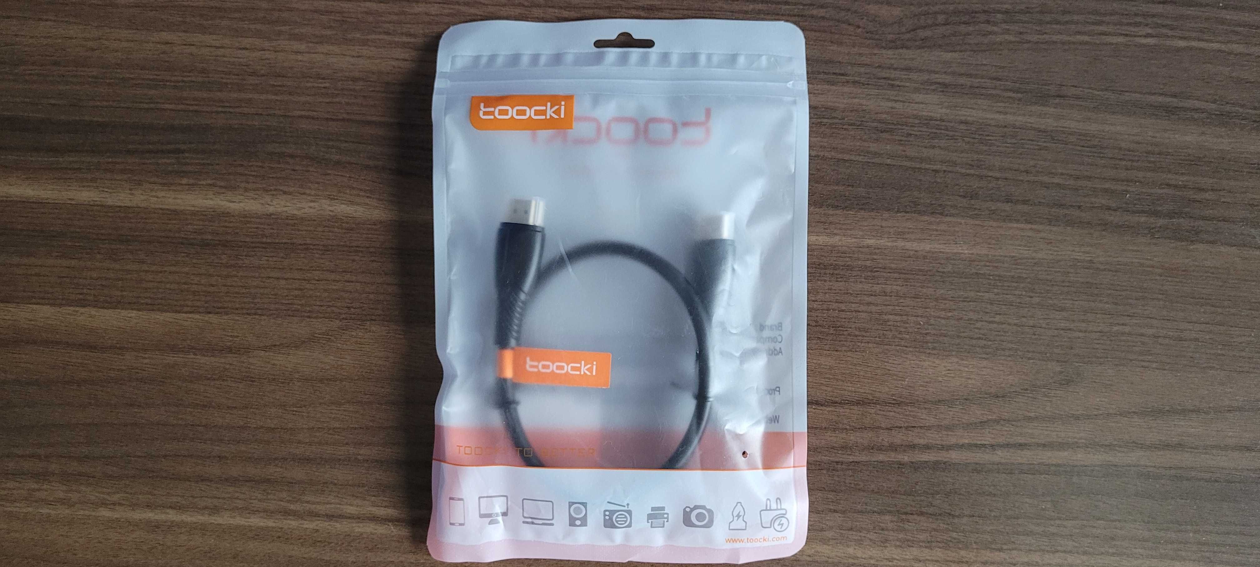 Toocki kabel 4K HDMI 2.0, 0.5m.