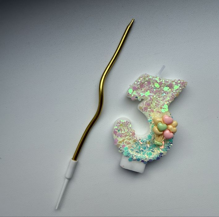 Свічки на торт 2 шт