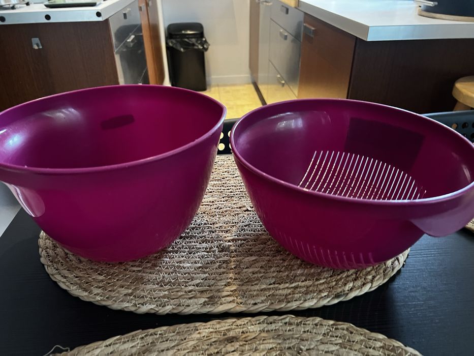 Miska plastikowa komplet