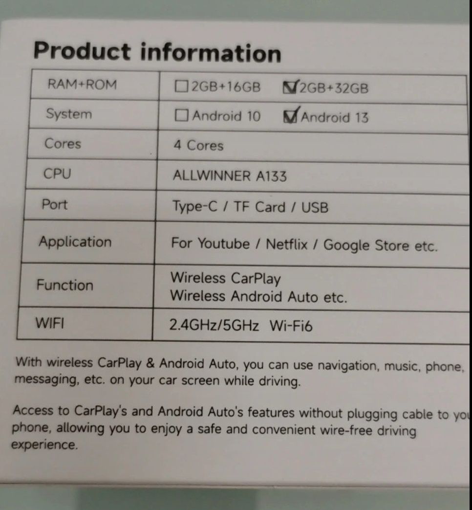 Box Android Auto