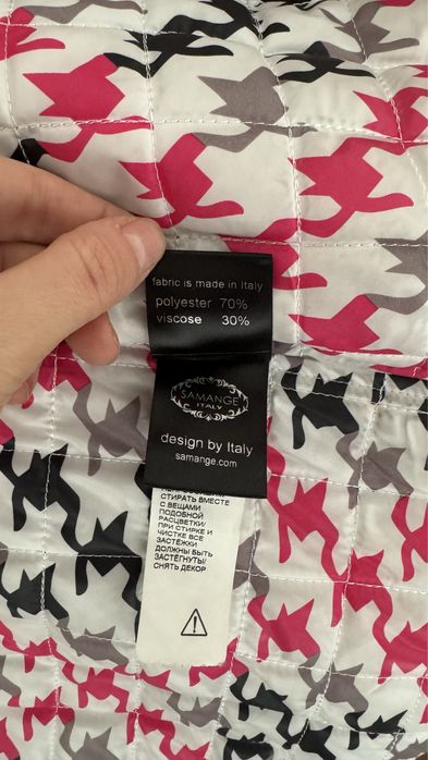 Еко-шуба Samange, колір пудра, розмір S-M