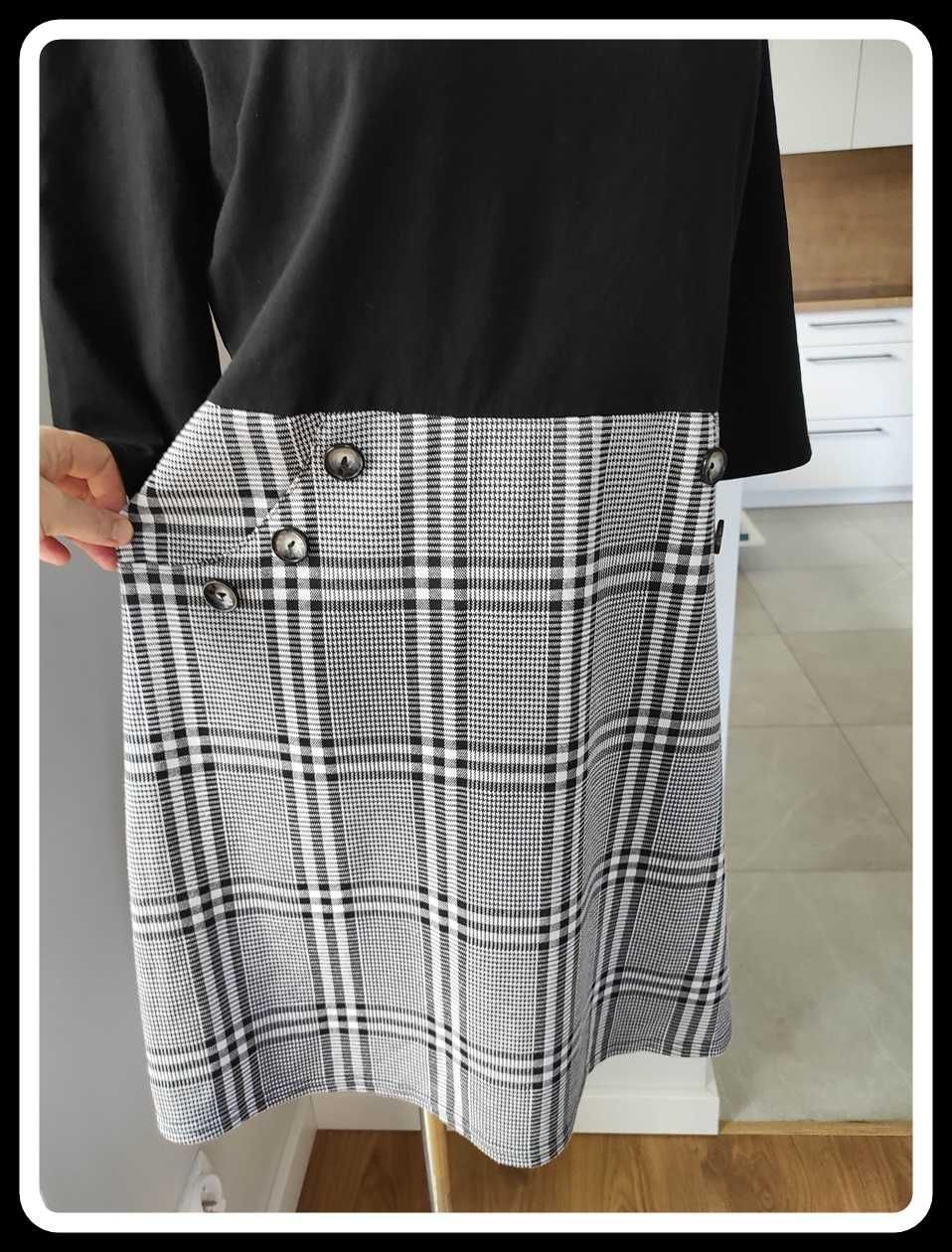 Sukienka czarno biała Dorothy perkins 42 XL