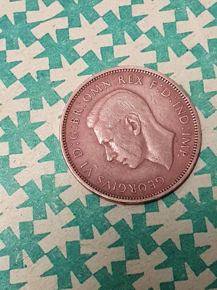 Half Penny z Georgivs VI 1939r