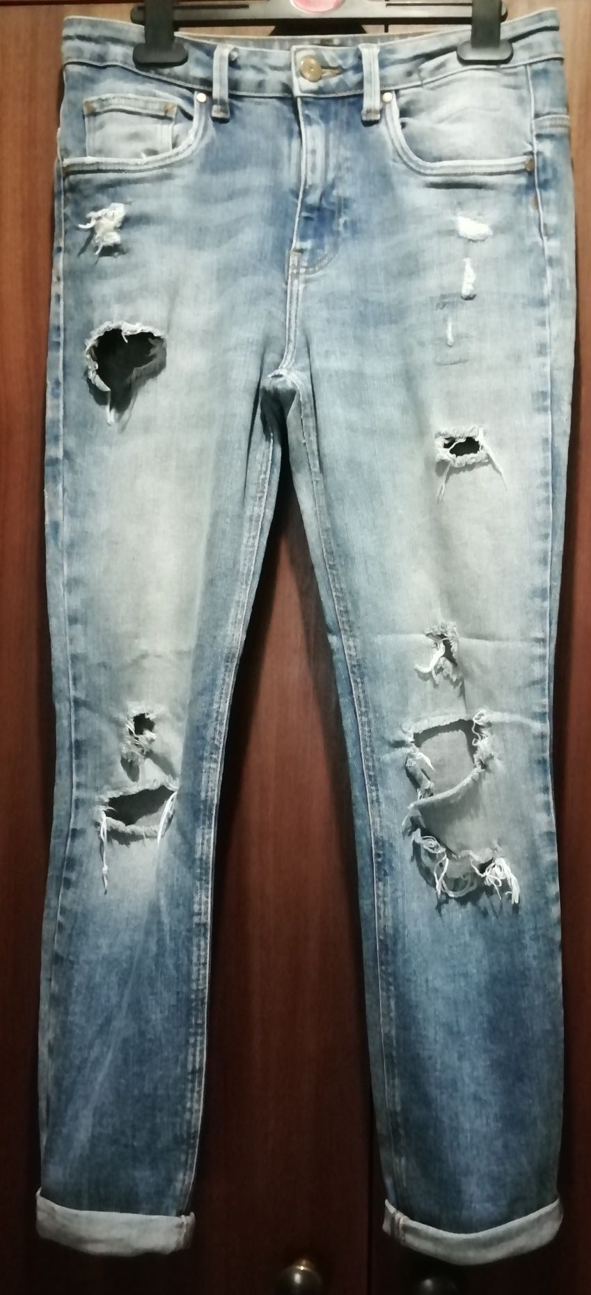 Jeans azuis Zara Trafaluc