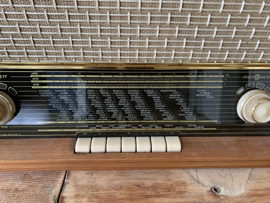 Zabytkowe stare retro radio