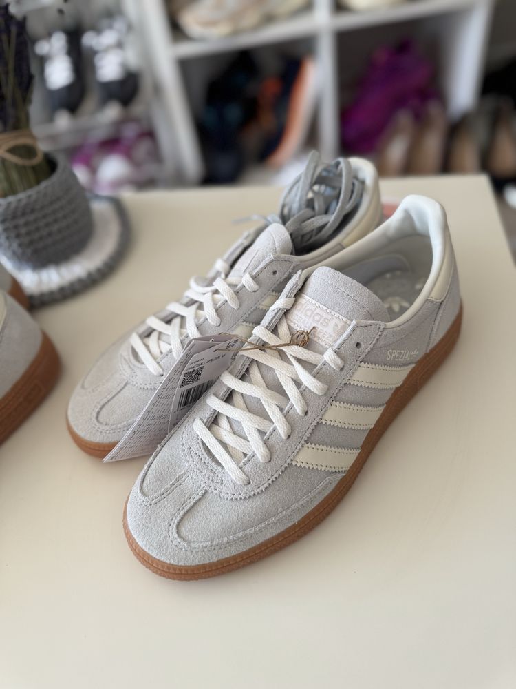 Кросівки Adidas Handball Spezial Wonder Silver Gum (IF6491)оригінал