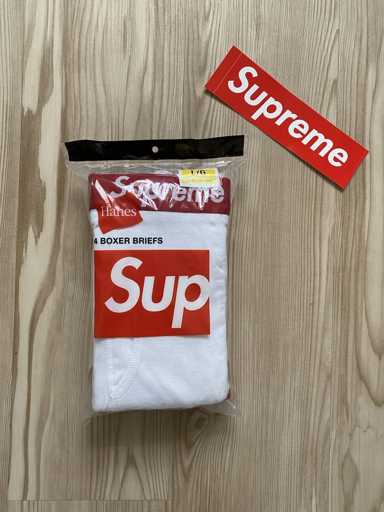 Bokserki Boxerki Supreme x Hanes size L - Nowe Oryginalne 1 szt.