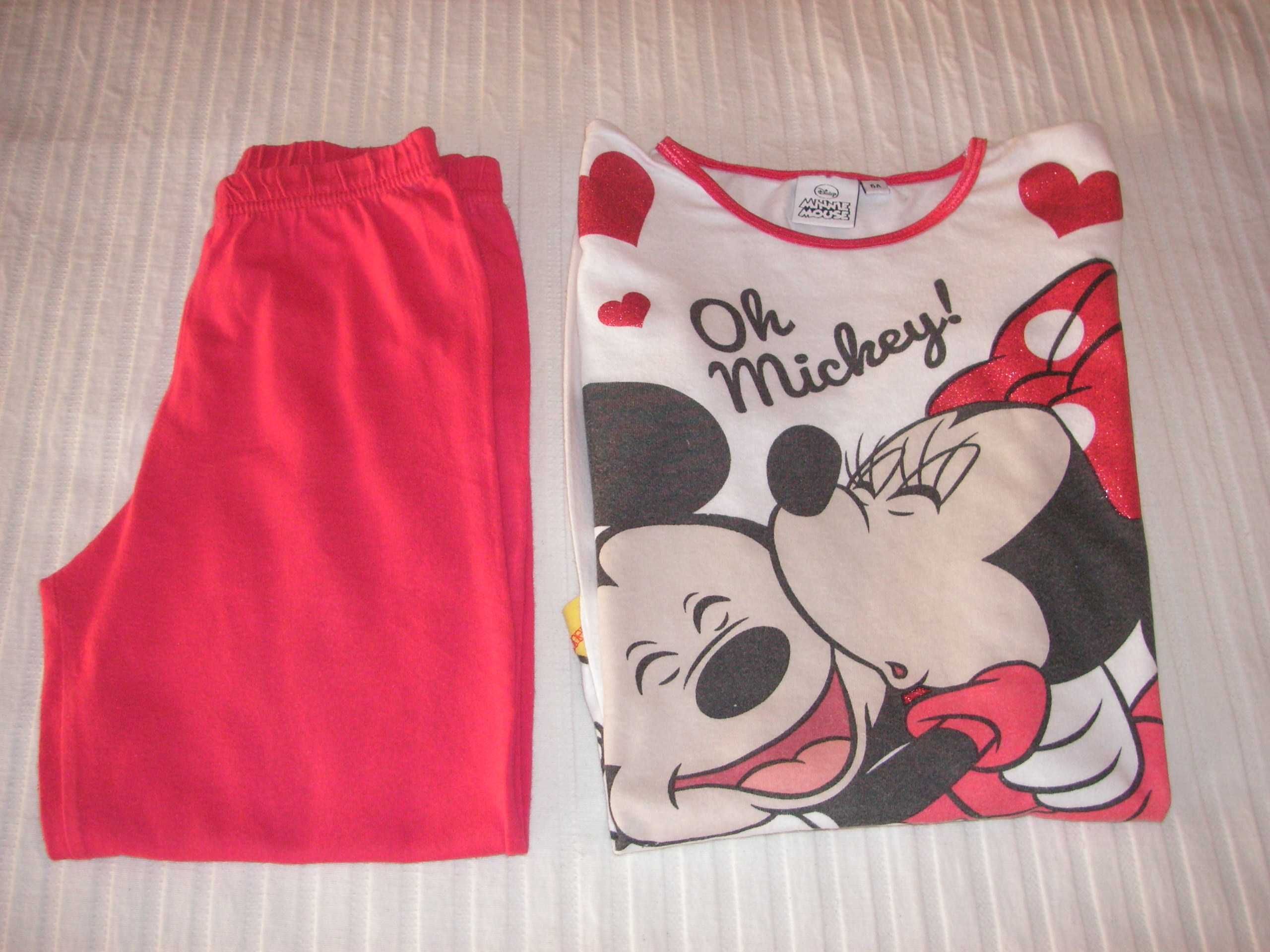 Pijama de Algodão Disney - Minnie Mouse T/6