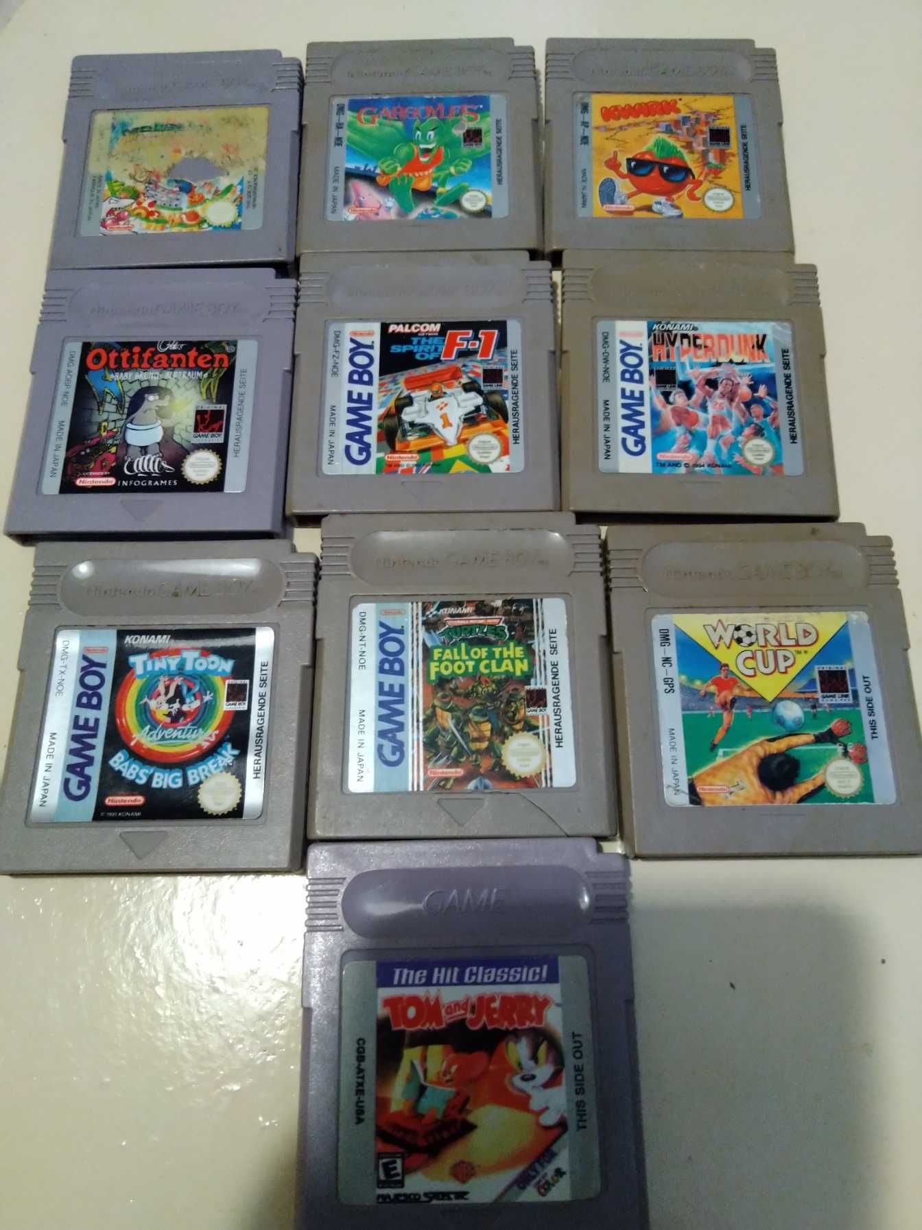 Jogos para GameBoy e GameBoy Color