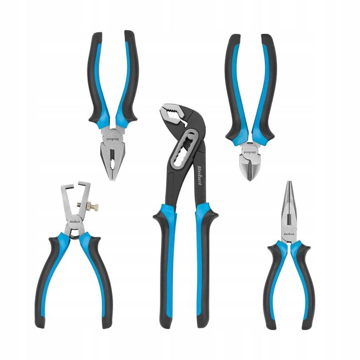 Zestaw uniwersalny szczypce kombinerki ściągacz izolacji 5szt.