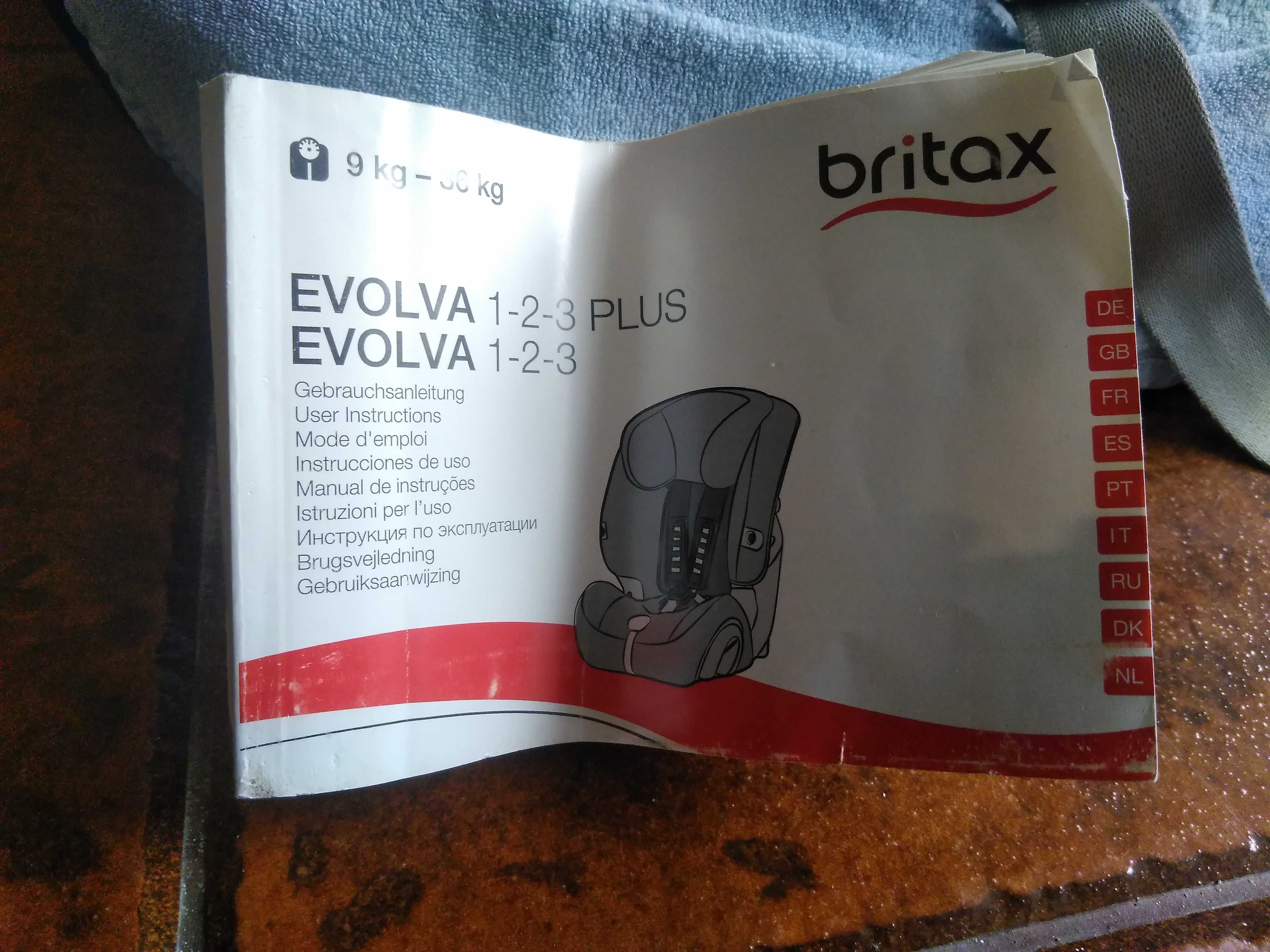 Cadeira auto Britax Römer Evolva 1-2-3 sem isofix