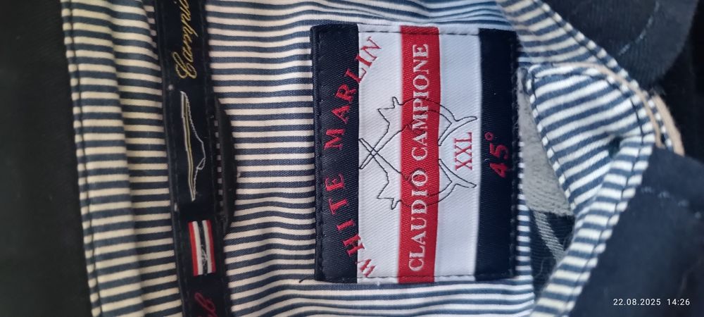 Claudio Campione polo męskie w rozmiarze XXL