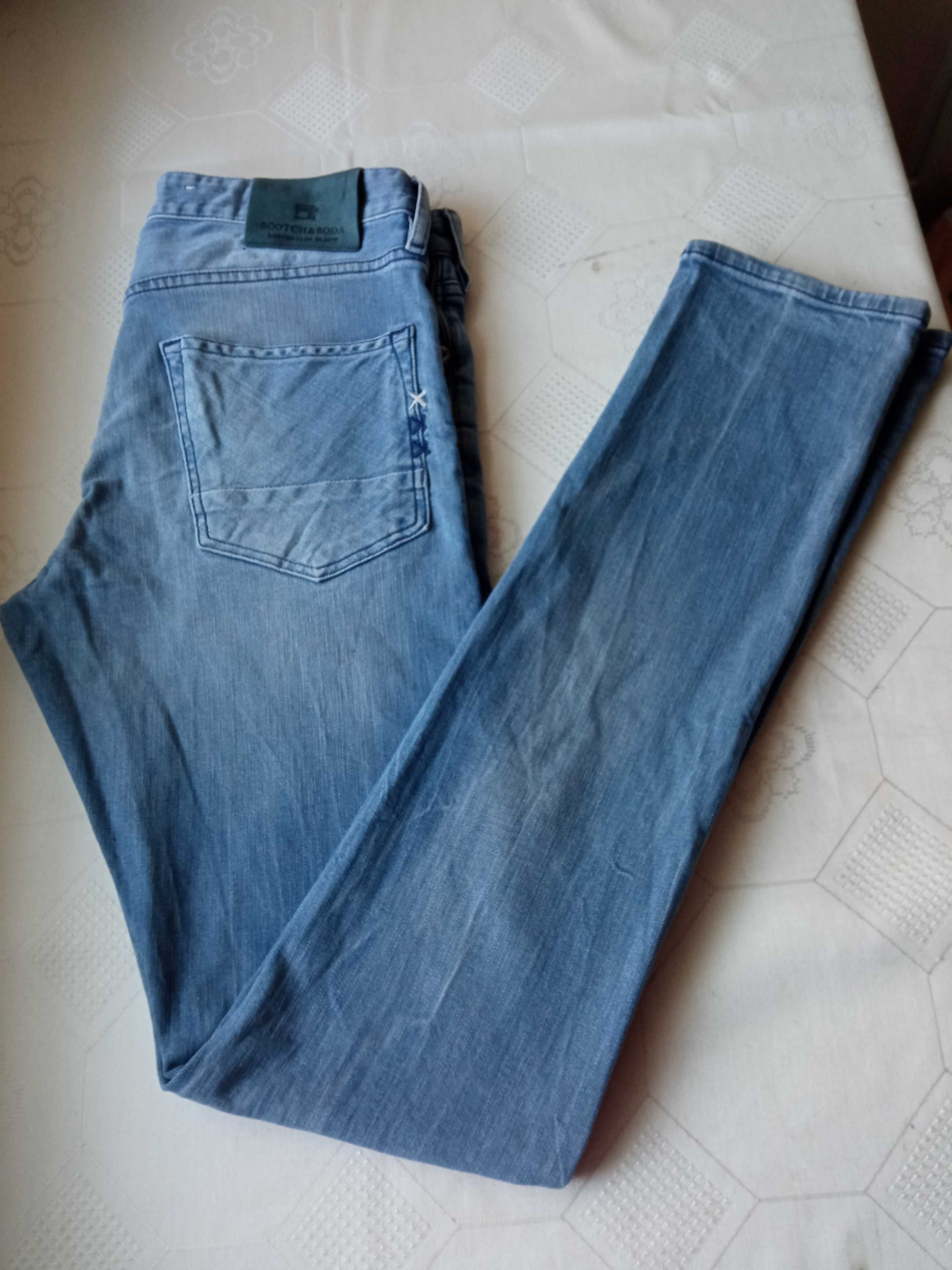 Scotch & Soda Ralston męskie spodnie jeans w29/L34 pas 80cm