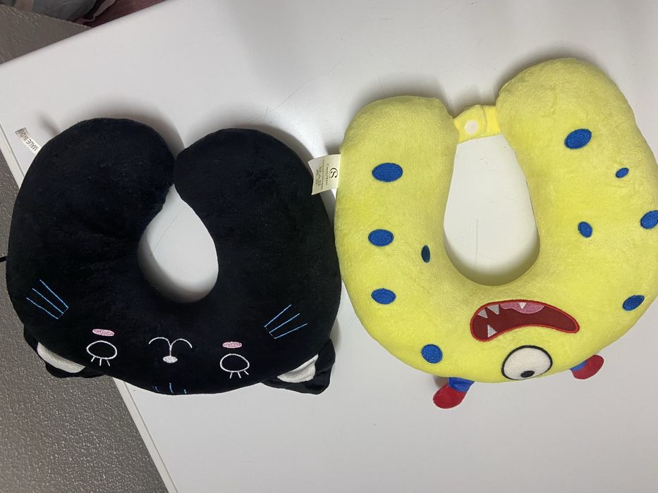 Almofadas para apoiar o pescoco