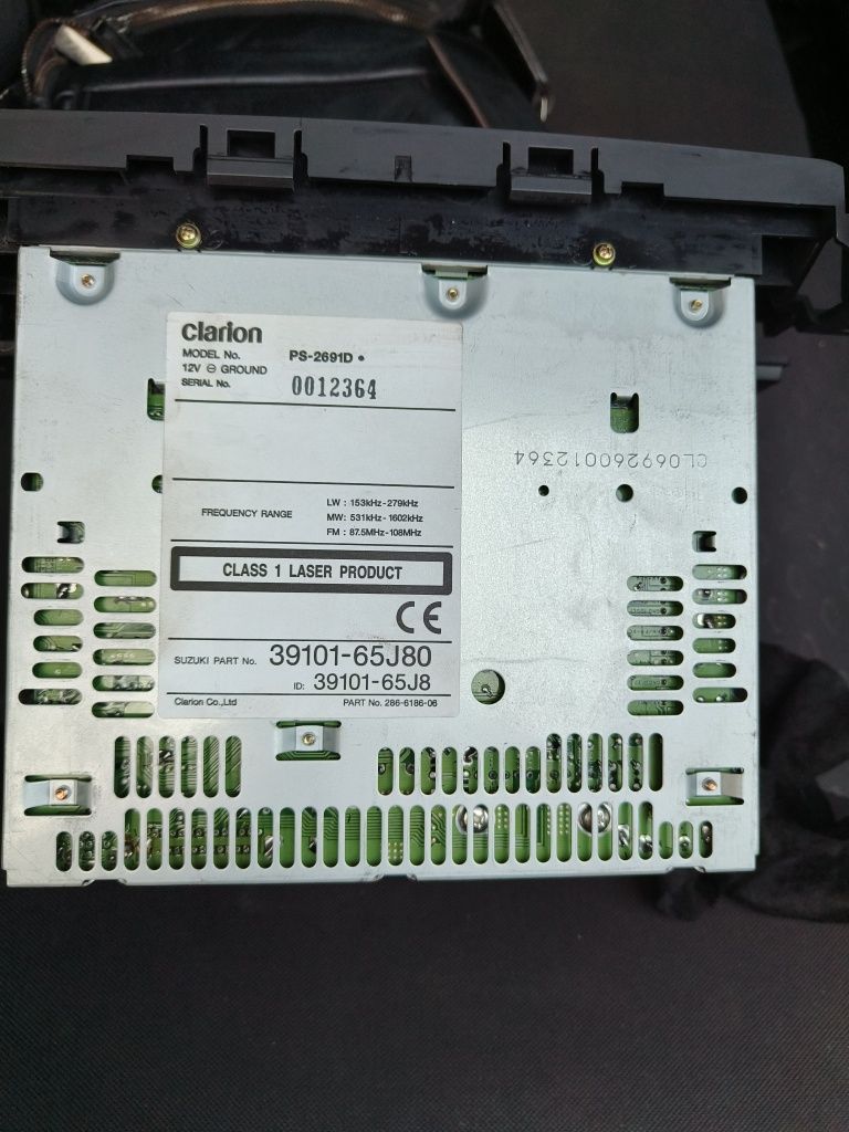 Штатна автомагнітола Clarion  PS 2691 D з  CD ченжером на 6 д-ів Suzuk