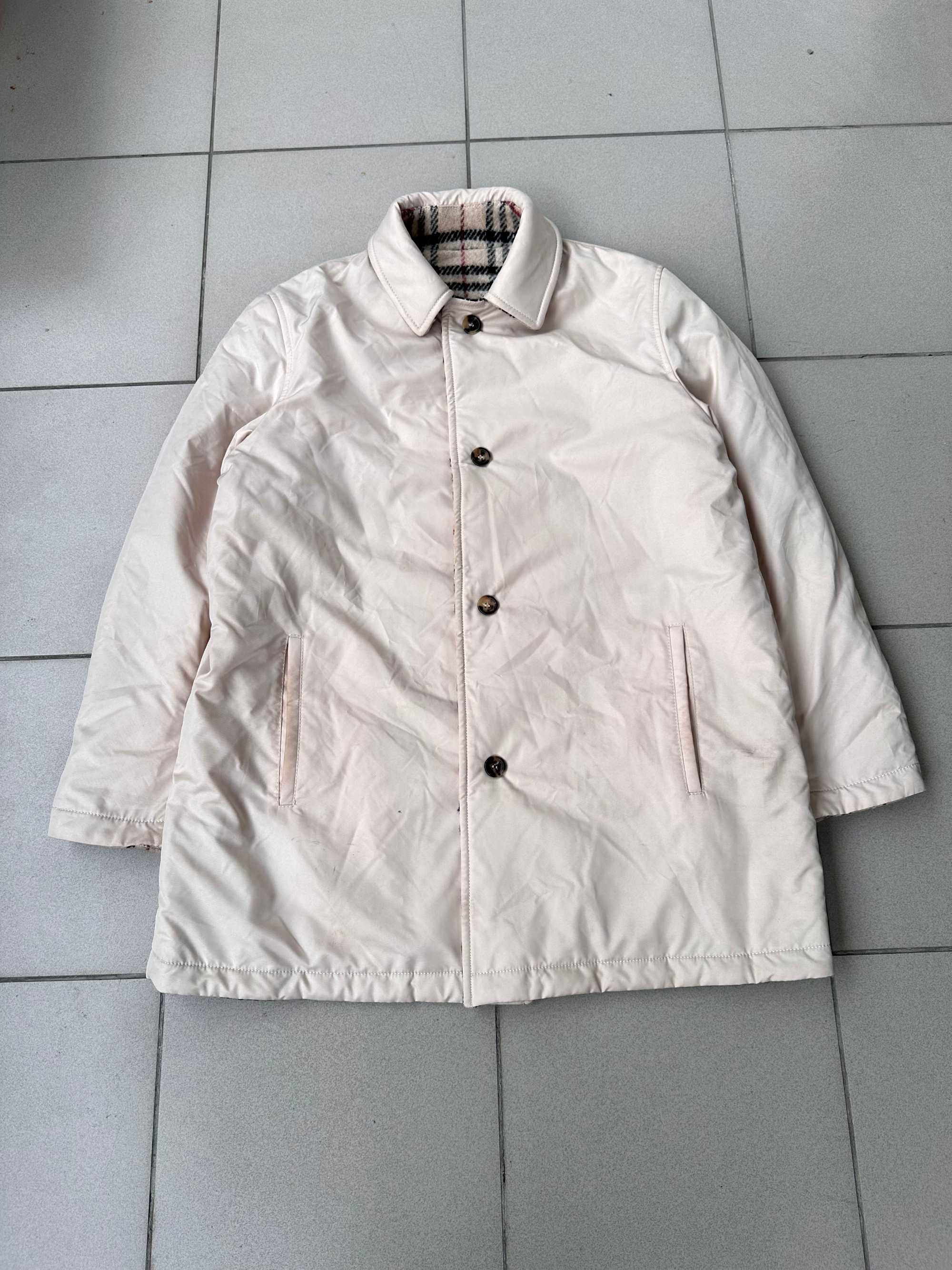 Kurtka Burberry London dwustronna krata wełniana r. M