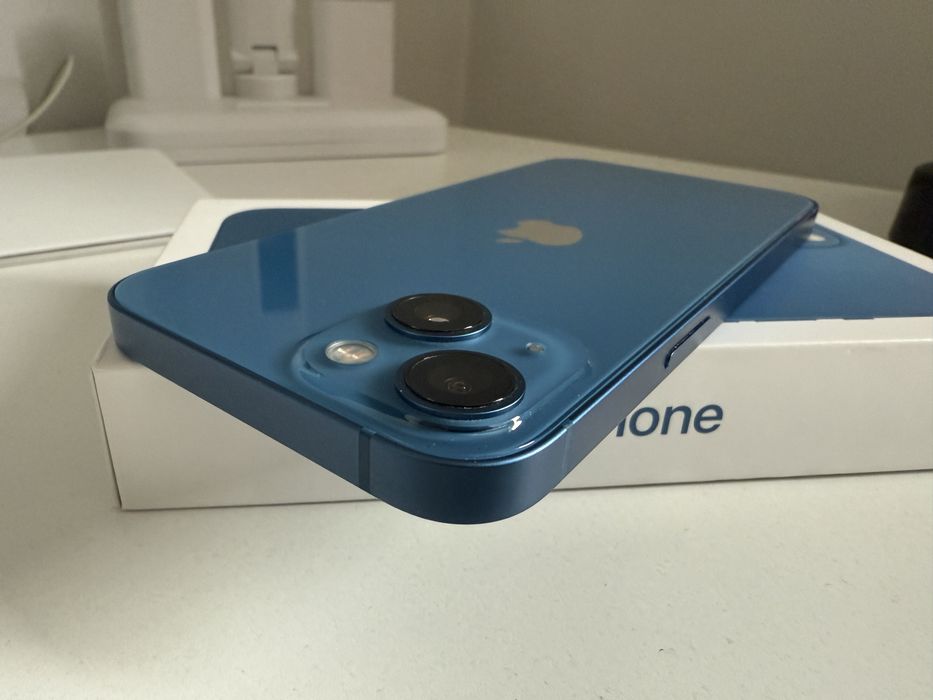 iPhone 13 128gb Blue Jak Nowy Bateria 95% od nowości
